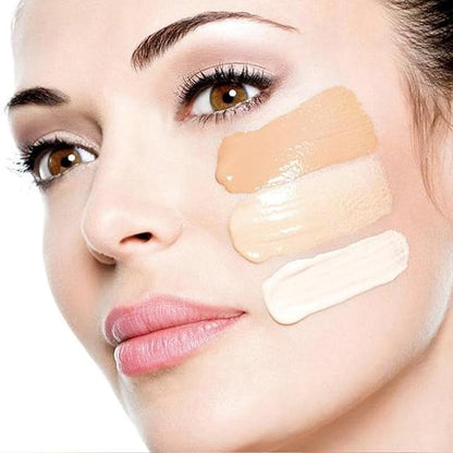 4 in 1 Foundation Colour Changing Liquid - Hydrating Medium/Light full coverage concealer with SPF 50+ Inspired -Longwearing & Waterproof-Care makeup 1oz(30ml)