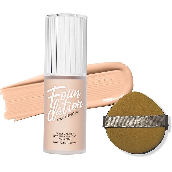 Foundation,Matte Foundation Concealer Full Coverage,Natural,Oil-Control &Waterproof Foundation Makeup For Women. (#103, 40ml)