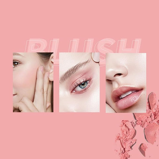 MAEPEOR Powder Blush Lightweight Smooth Blendable Matte Face Blush Highly Pigmented Powder Blusher for All Skin Tones (Color 07)