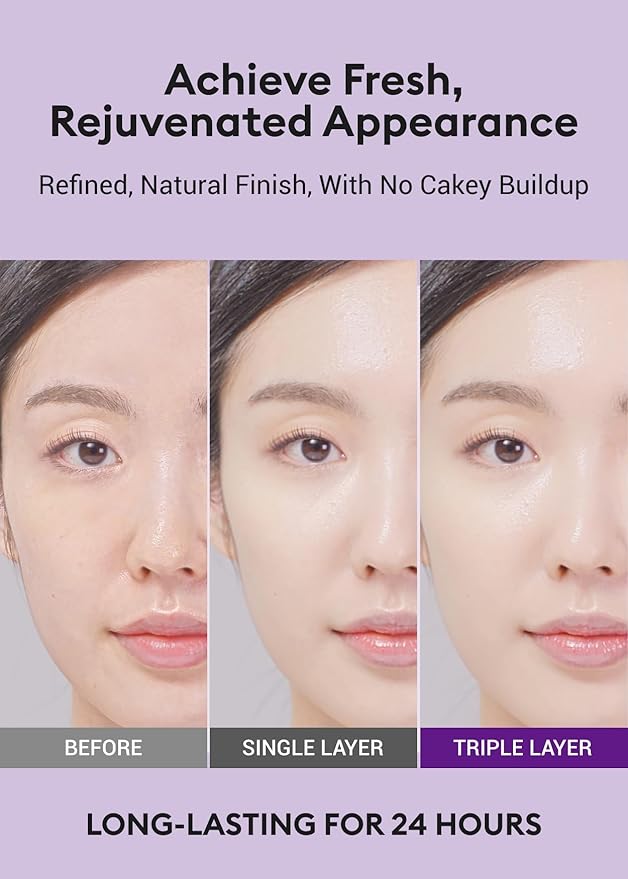 MISSHA Serum Cushion Glow Layering Fit Cushion Foundation No.23 Sand Natural Beige for Neutral Skin Tone, Korean Foundation Makeup, Rich-Texture, Full-Coverage, 24-Hr Hydrating, Triple Glow System