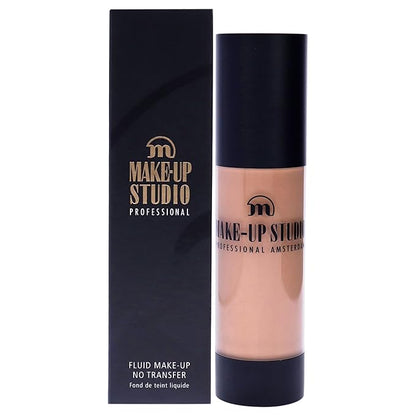 Professional Amsterdam Fluid Foundation No Transfer - Creates A Soft-Focus, Velvety Natural Finish - Delivers Long-Wearing Light To Medium Coverage - Wb2 Honey - 1.18 Oz, (S0658/H)