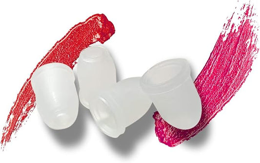 Rubber Inserts for Lip Gloss Tubes, Leakproof Clear Lip Glaze Tube Plugs, Reusable Stoppers for Mascara dnd Eyeliner Tubes, Bulk 9mm/0.35-0.36 Inch Cosmetic Insert, 15 pcs