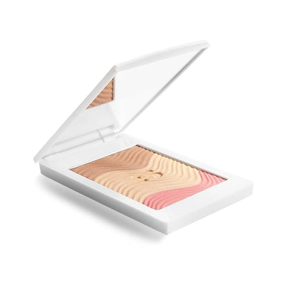 Sisley Paris Phyto-Touche Sun Glow Powder, Peach Gold - Lightweight, Creamy Powder for a Flawless, Natural, Long-Lasting Finish - All Skin Types - Non-Comedogenic - Includes Mini Kabuki Brush