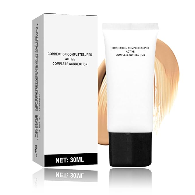 CC Cream with SPF 50 Skin Tone Adjusting Cosmetic CC Cream Foundation Moisturizing Brightening Concealer CC Cream Self Adjusting for Mature Skin