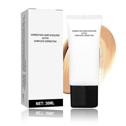 CC Cream with SPF 50 Skin Tone Adjusting Cosmetic CC Cream Foundation Moisturizing Brightening Concealer CC Cream Self Adjusting for Mature Skin