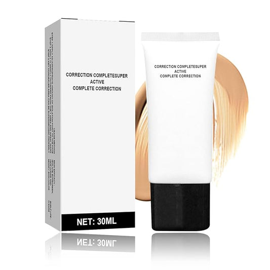 CC Cream with SPF 50 Skin Tone Adjusting Cosmetic CC Cream Foundation Moisturizing Brightening Concealer CC Cream Self Adjusting for Mature Skin