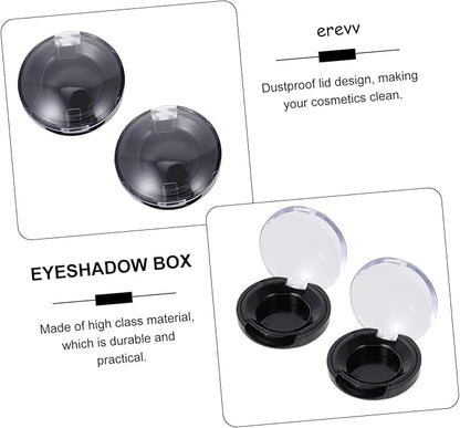 8pcs Eye Shadow Blank Empty Case - DIY Makeup Palette With Pans for Blush and Eyeshadow - Mini Plastic Travel Box With Cover