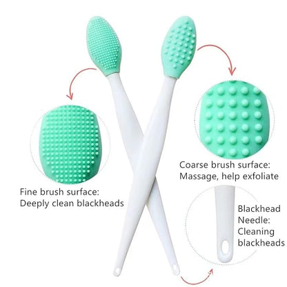 Cleansing Oil for Face, Makeup Blackhead Remover Oils, Gentle Heartleaf Deep Pore Control Cleansing Oil with Blackhead Brush, 6.76FL OZ, Face Skin Cleanser
