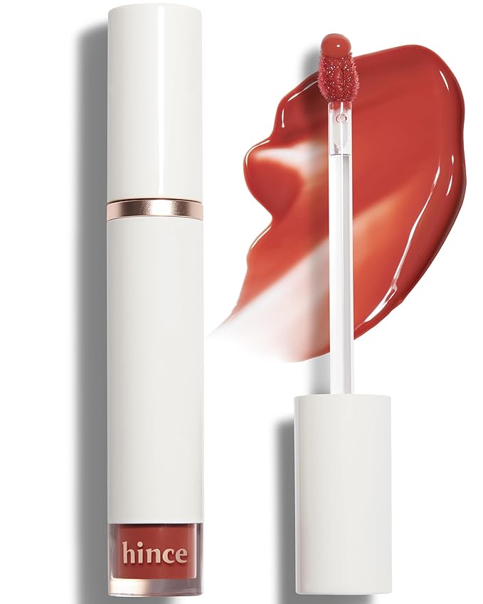 HINCE Mood Enhancer Water Liquid Glow - Non-Sticky & Waterproof Lip Stain for Women - Long Wearing Lip Gloss for Natural and Glass Glow - Moisturizing Liquid Makeup, 0.16 fl.oz. (HARMONIOUS)