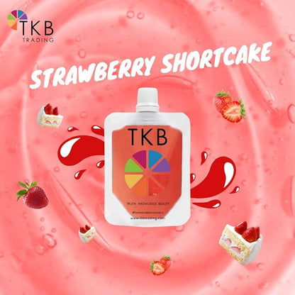 TKB Jelly Gloss (Flexagel)| Lip Gloss Base for DIY Lip Gloss| Ready-to-Wear| Moisturizing, High Shine, Fruity Scent, Vegan, Gluten and Cruelty free| Made in USA (Strawberry Shortcake, 1oz (30gr))