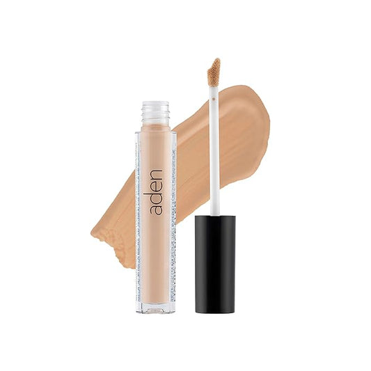 aden Liquid Concealer Multipurpose concealer that illuminates, corrects and perfects facial skin with a flawless natural matte finish 4ml MADE IN ITALY (03 DARK)