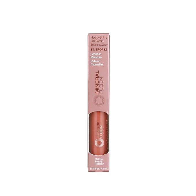 Mineral Fusion Hydro-Shine Lip Gloss, St. Tropez, 0.15 Ounces