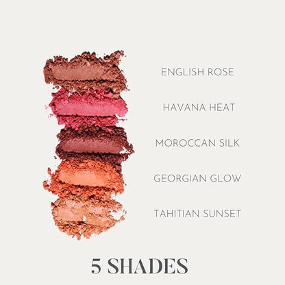 Cheek Envy Blush for Cheeks - Infused with Vitamins & Antioxidants, Long-Lasting, Buildable, Smooth Finish, Clean Beauty - Georgian Glow Makeup Blush Powder 0.88 oz