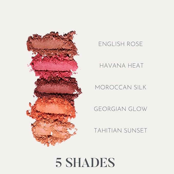 Cheek Envy Blush for Cheeks - Infused with Vitamins & Antioxidants, Long-Lasting, Buildable, Smooth Finish, Clean Beauty - Moroccan Silk Makeup Blush Powder 0.88 oz