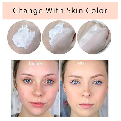 TLM Colour Changing Liquid Foundation Hides Wrinkles & Lines, BB Cream Makeup Base Concealer Cover Moisturizing Fluid for all Skin Tone SPF15, Pack of 1