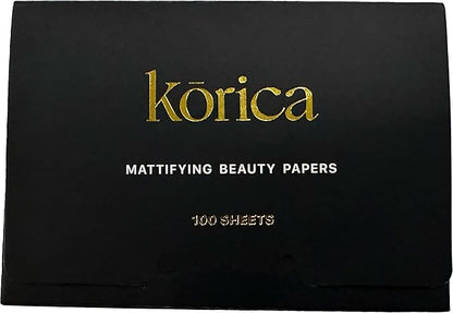 Korica Beauty Papers | Premium Facial Oil Blotting Papers from Natural Abica Tree Fibers