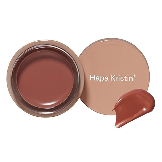 Gleam Glow Lip and Blush | a Classic, Vibrant Red that brings a Fresh, Lively Energy | perfectly pairs with Hapa Kristin Colored Contacts, 0.148 Oz (4.2g) (Warm Cinnamon 502, one)