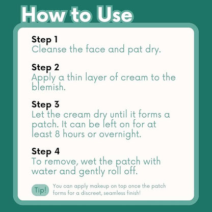 Soothe Blemish Cream | Green Tea Proactive Spot Care, Cream to Patch Formula, Hydrates and Soothes Skin, Makeup Friendly, Korean Skincare, 0.67 fl oz.