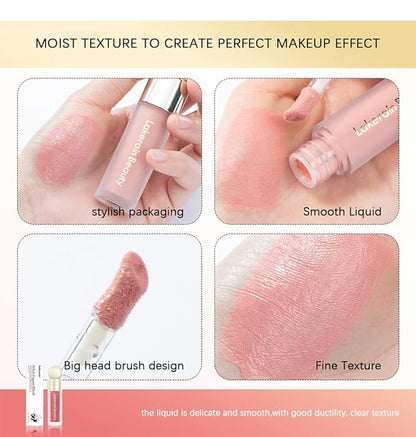 Liquid Blush Long Lasting Waterproof Natural Moisturizing Blush Matte Shades Cheek Rouges