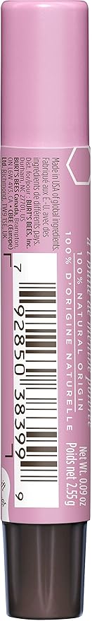 Burt's Bees 100% Natural Moisturizing Lip Shimmer, Guava, 1 Tube