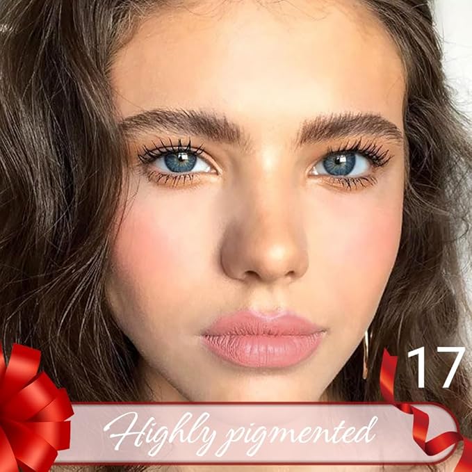 Nude Orange Crayon Matte Lipstick Lip Liner Pencil, Moisture Smooth Lipstick Penil, With Pencil Sharpener Sharpenable Lip Pen Ultimate Lip Crayon for Women Easy to Apply Waterproof 17#