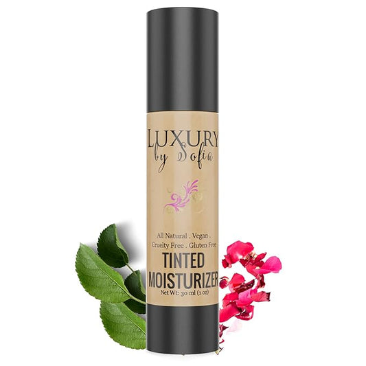 Tinted Moisturizer | Organic & Natural Ingredients | Moisturizes, Brightens, Smooths & Plumps Skin | Deep Skin Hydration With Certified, Skin-Friendly & Safe Properties (Toffee)