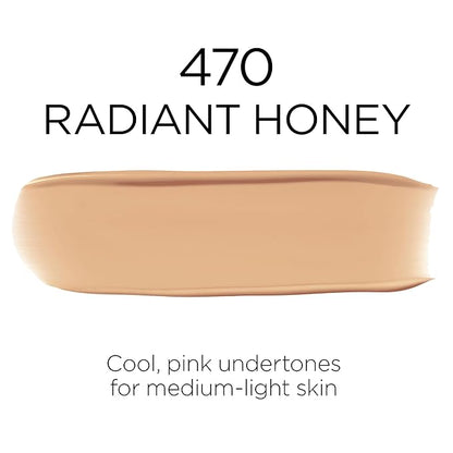 L'Oreal Paris Makeup Infallible Up to 32 Hour Fresh Wear Lightweight Foundation, 470 Radiant Honey, 1 Fl Oz, Packaging May Vary