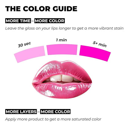 All-in-One Lip Tinted Plumping Oil - Universal Color & Moisture, Soft Balm for Day & Night Use, Lip Mask&Lip Gloss - Long-Lasting & Scented, Watermelon 403-3ml/0.1fl.oz