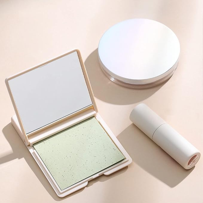 Oil Blotting Sheet, Soft Oil Blotting Paper Comfortable Compact Portable 250 Pcs with Mirror for Party