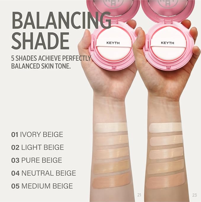 PINK MAGNET CUSHION #02 LIGHT BEIGE (15G, 0.52 OZ.) / Magnetic Adherence, Dewy Radiance, 78% moisture essence, Glow Film Complex, Skin Film Polymer