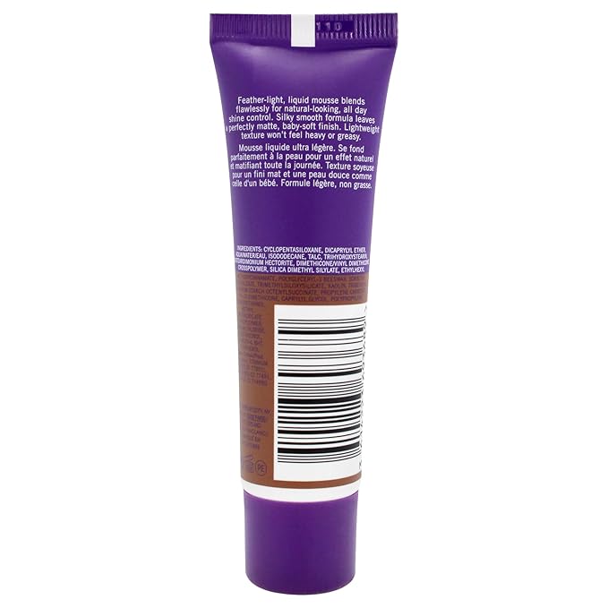 Rimmel London Stay Matte Liquid Mousse - 504 Deep Mocha - Foundation, Lightweight, Shine Control, Oil-Free, 1oz