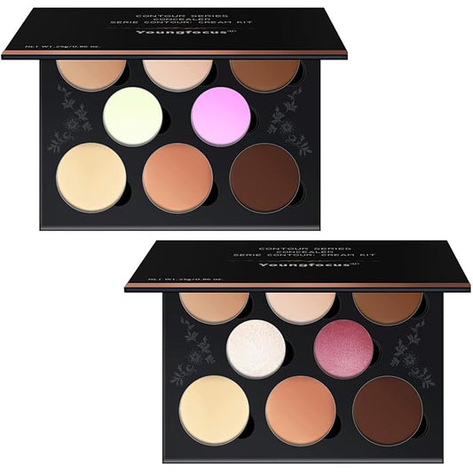 Youngfocus Cosmetics Cream Contour Best 8 Colors and Cream Contour Face Blushes