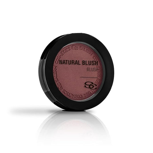 SALERM - Compact Powder Blush - Natural Blush - 8 g - Tone Passion Rouge - Natural-Looking Blush - Long-Lasting - Soft and Lightweight Texture - Buildable Coverage