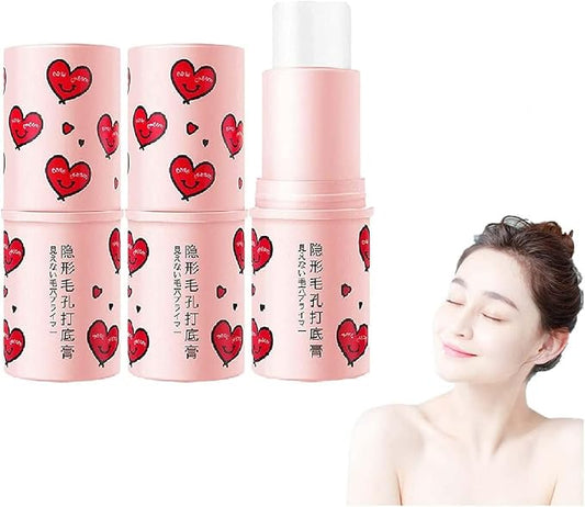 Magical Pore Eraser Waterproof Face Primer Stick - Matte Priming Makeup Blur Stick Invisible Pore Eraser Stick (Natural, 2PCS)