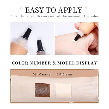 KISSIO Foundation Mixer,Foundation Mixing Pigment,Color Corrector,Foundation Adjusting Drops for Dark Foundation,Smooth and Easy to Use,Blends Easily With Foundation,1.06 oz(01# cream)