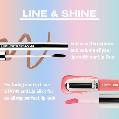 Sacheu Lip Elixir Nourishing and Hydrating Lipgloss — Moisturizing Plumping Lip Gloss Enriched with Collagen, Non-Sticky Lip Color Smooth High-Shine Finish, Vegan & Cruelty-Free, Bunny Tongue (Pink)