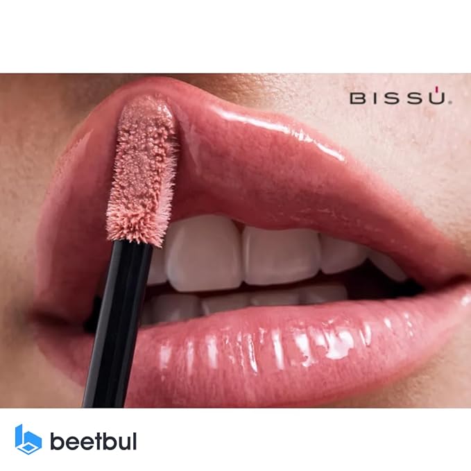 Bissú Glitter Lip Gloss - 6 different Buildable Shades, Non-Sticky, Cruelty-Free, Long-Lasting Shine 0.14 oz (02 Polvo Estelar, Large)