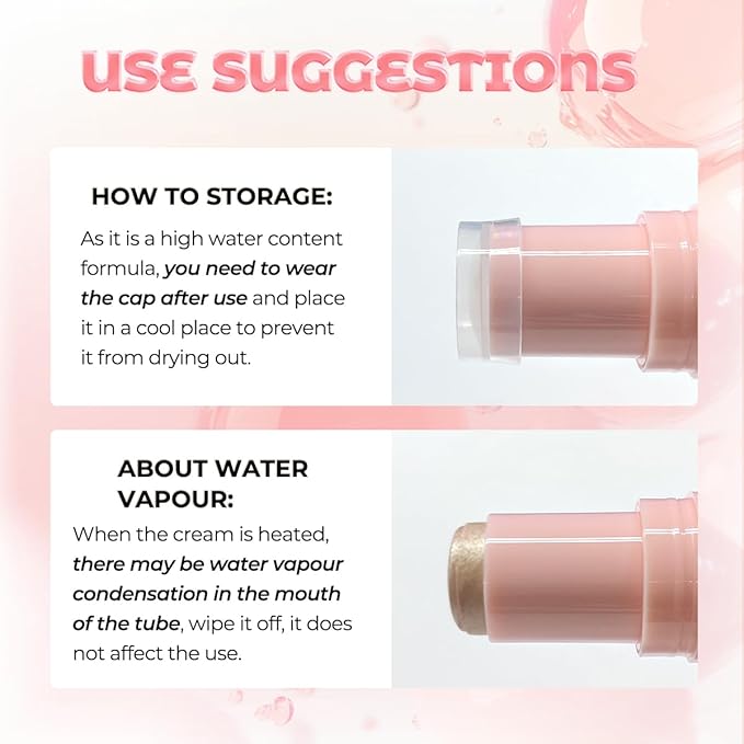 SACE LADY Jelly Highlighter Stick, Face Glow Sticks with Watery Radiant Finish, Easy Blend & Long Lasting, Multi-Use Cream Highlighter Makeup 3 Colors