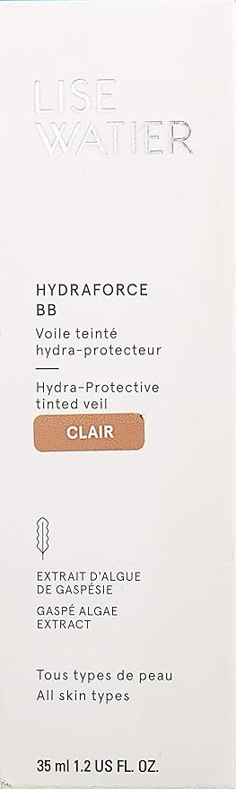 Watier Hydraforce BB Hydra-Protective Tinted Veil, Clair/Light, Light Coverage Tinted Moisturizer, Healthy-Looking Glow, Even Complexion, All Skin Types, 1.2 Fl. Oz.