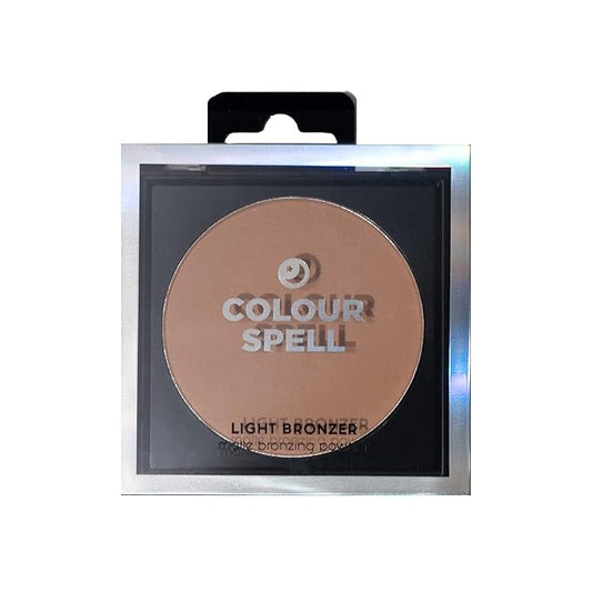 Profusion Cosmetics Colourspell Light Bronzer, Lightweight Bronzing Powder in Soft Matte Finish to Define Facial Features with a Sun Kissed Glow