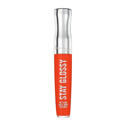 Rimmel London Stay Glossy, 430 Going Viral, Lip Gloss, Non-Sticky, Color and Shine, Up To 6-Hour Wear, Precise Applicator, 0.18oz