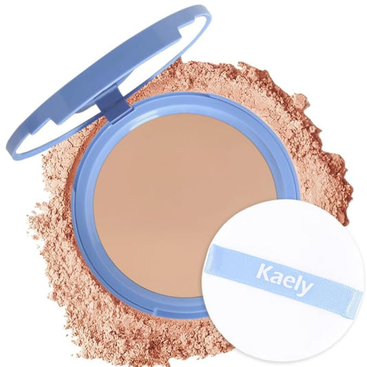 Oil Control Matte Perfection Face Powder Compact For Women, Matte Smooth Flawless Setting Powder Makeup, Polvo Compacto De Maquillaje, Waterproof Long Lasting, 0.35Oz, (140 Golden Beige, 1)