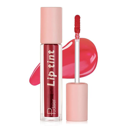 Water Lip Tint Stain, Long-Lasting Lip Tint for All-Day Wear, Moisturizing, Weightless and Non-sticky (06)