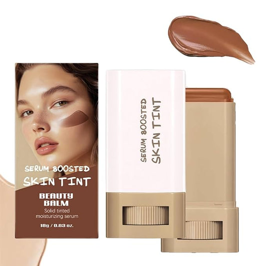 Beauty Balm Serum Stick Concealer, Brightens, Hydrates, Conceals & Smooths Full Coverage, Even Skin Tone, Portable Moisturizing Essence Stick (# 03, 0.63 oz)