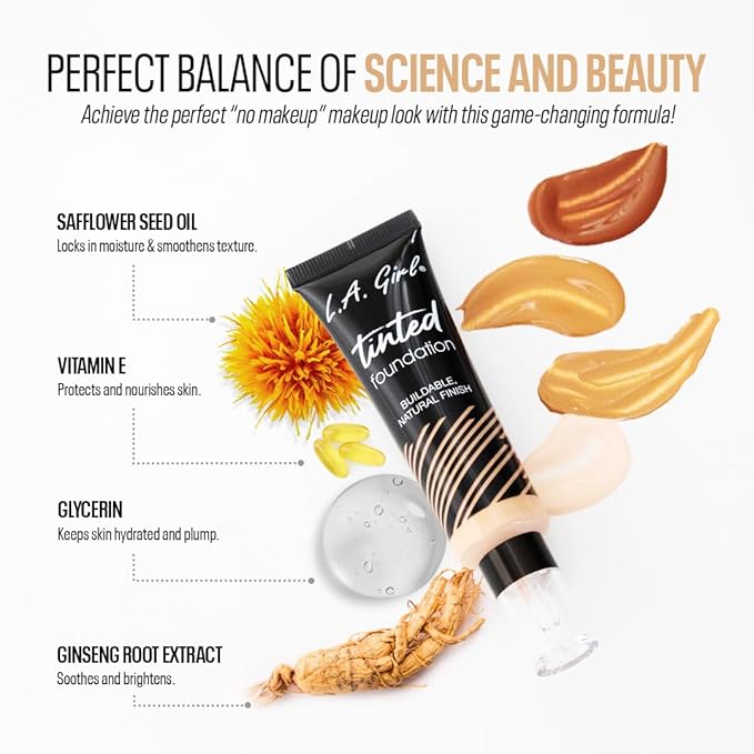 L.A. Girl Tinted Foundation, Almond GLM764