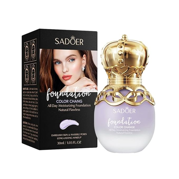 Patrician Temp-Adaptive, Foundation, Longwear High Coverage Lightweight Makeup Natural Finish for All Skin Types, Natural Shade, 30ml