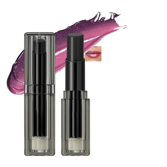 Black PH Adjusting Lip & Cheek Tint, Temperature Color Changing to Pink Lipstick, Hydrating&Long-Lasting, Natural Glow Blush&Lip Color, Buildable, Moisturizing Lip & Cheek Stain, 02# Black