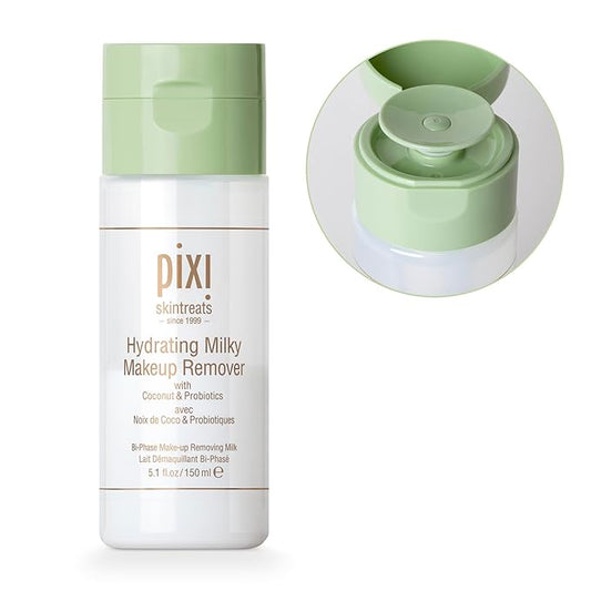 Pixi Beauty Hydrating Milky Makeup Remover, Gentle and Effective, 150 mL/ 5.07 fl oz