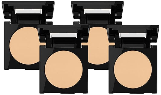 Maybelline Fit Me Matte + Poreless Pressed Face Powder Makeup, Pure Beige, 1 Count (Pack of 4)