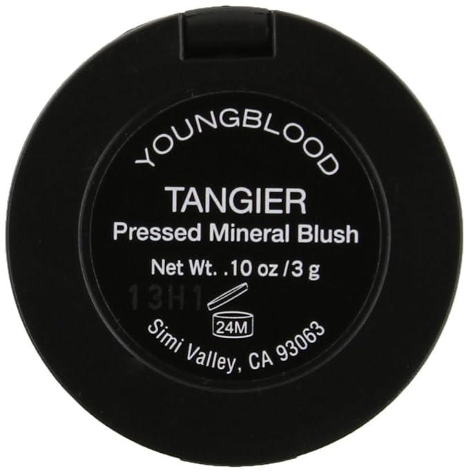 Youngblood Mineral Cosmetics Natural Pressed Mineral Blush - Tangier - 3 g / 0.10 oz (Pack of 2)
